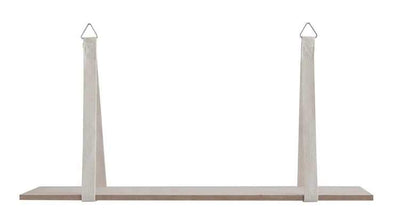 Wood Shelf w/ Fabric Brackets