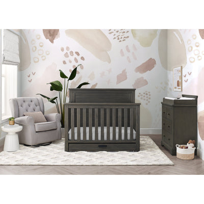 Cameron 6-in-1 Convertible Crib with Trundle Drawer - Twinkle Twinkle Little One