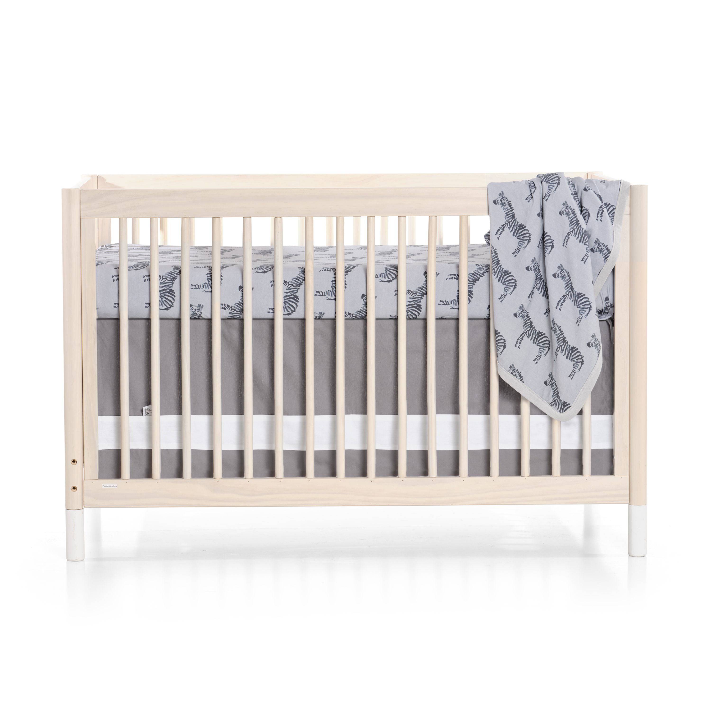 Zebra Jersey Crib Sheet - Twinkle Twinkle Little One
