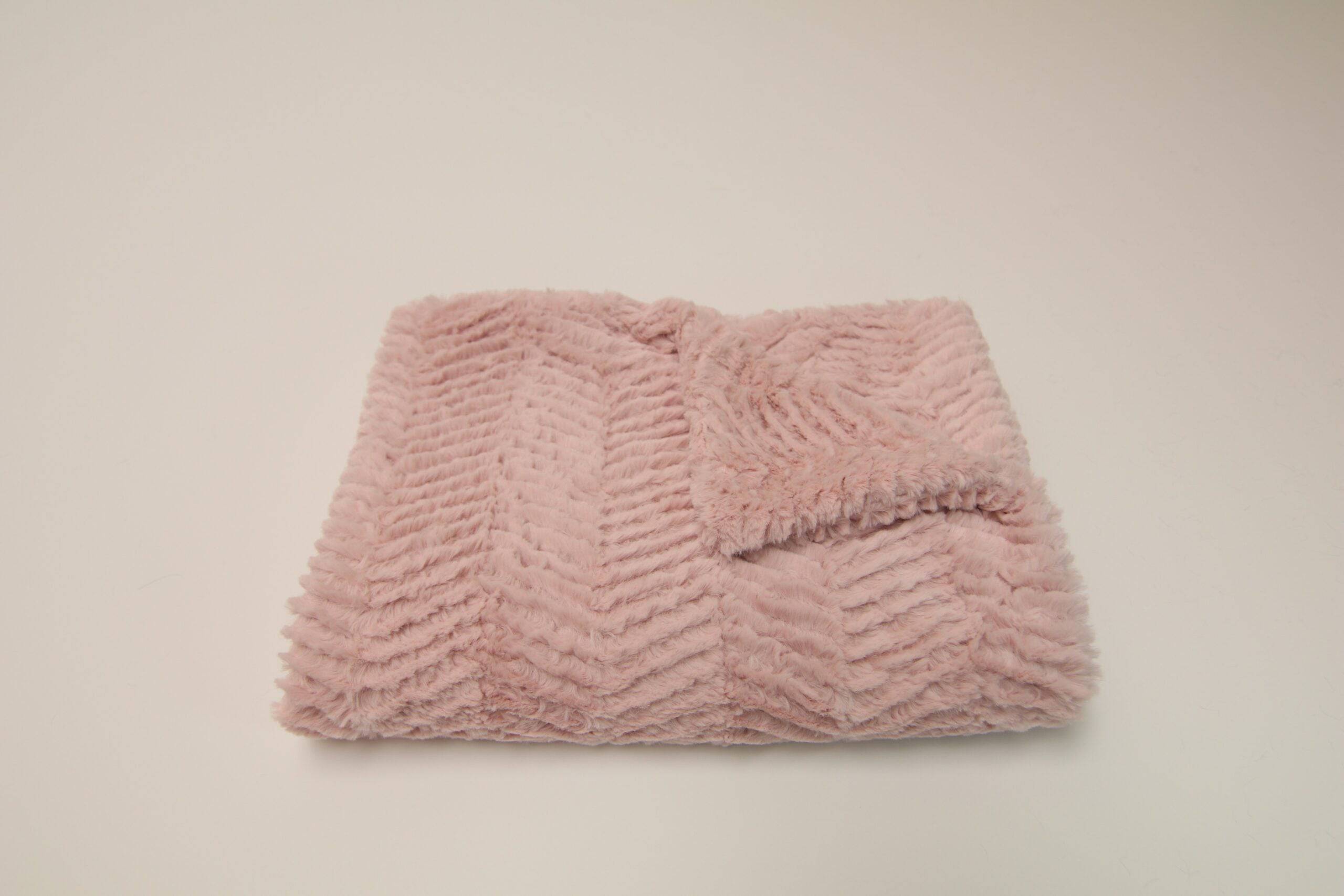 Ziggy Blush Lux Faux Fur Crib Blanket - Twinkle Twinkle Little One
